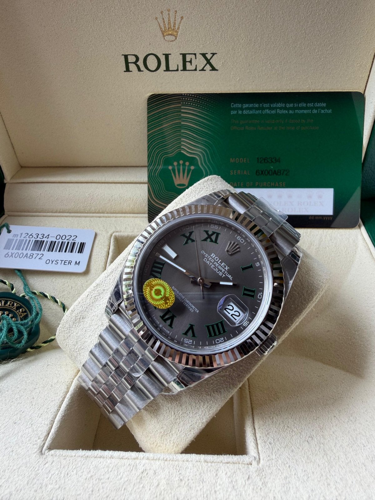 Rolex Datejust, Bijoux, Sacs & Beauté, Rolex, Enlèvement ou Envoi, Acier, Acier