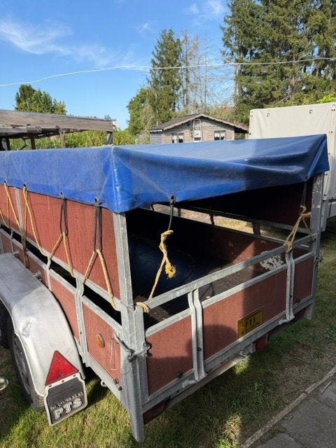 Aanhangwagen dubbele as, Enlèvement, Utilisé