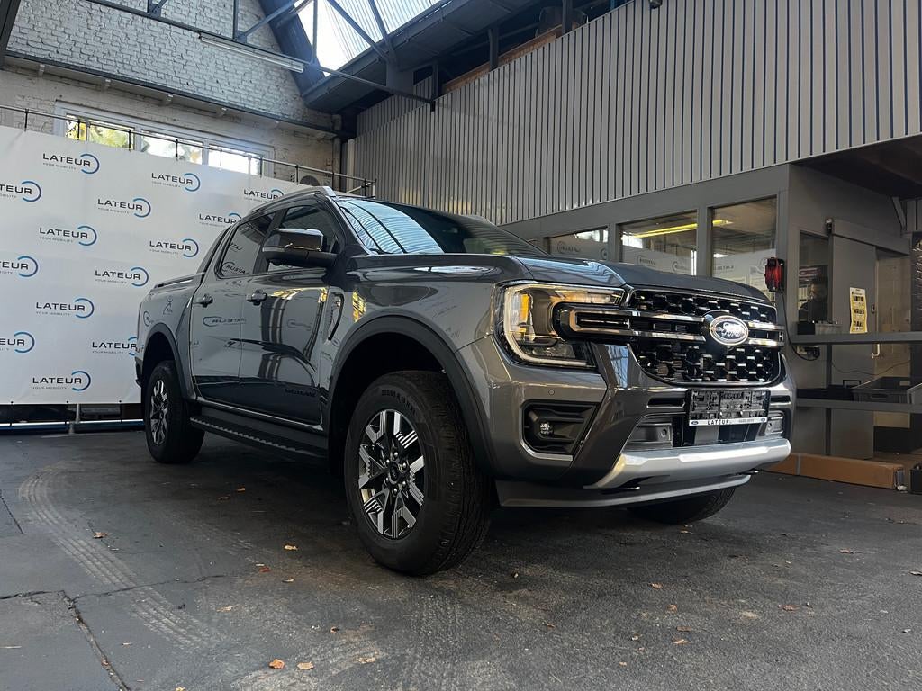 Ford Ranger PHEV A10 e-4WD Wildtrak Carbonized Grey + elekt, Auto's, Automaat, 281 pk, Gebruikt, Euro 6