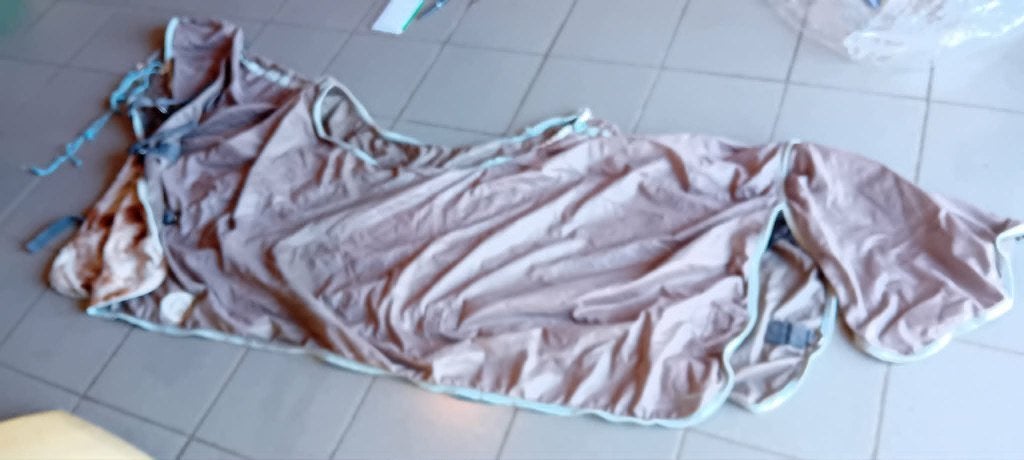 Koel uitrijdeken met hals 185/135, Dieren en Toebehoren, Ophalen, Gebruikt, Overige merken, Vliegendeken