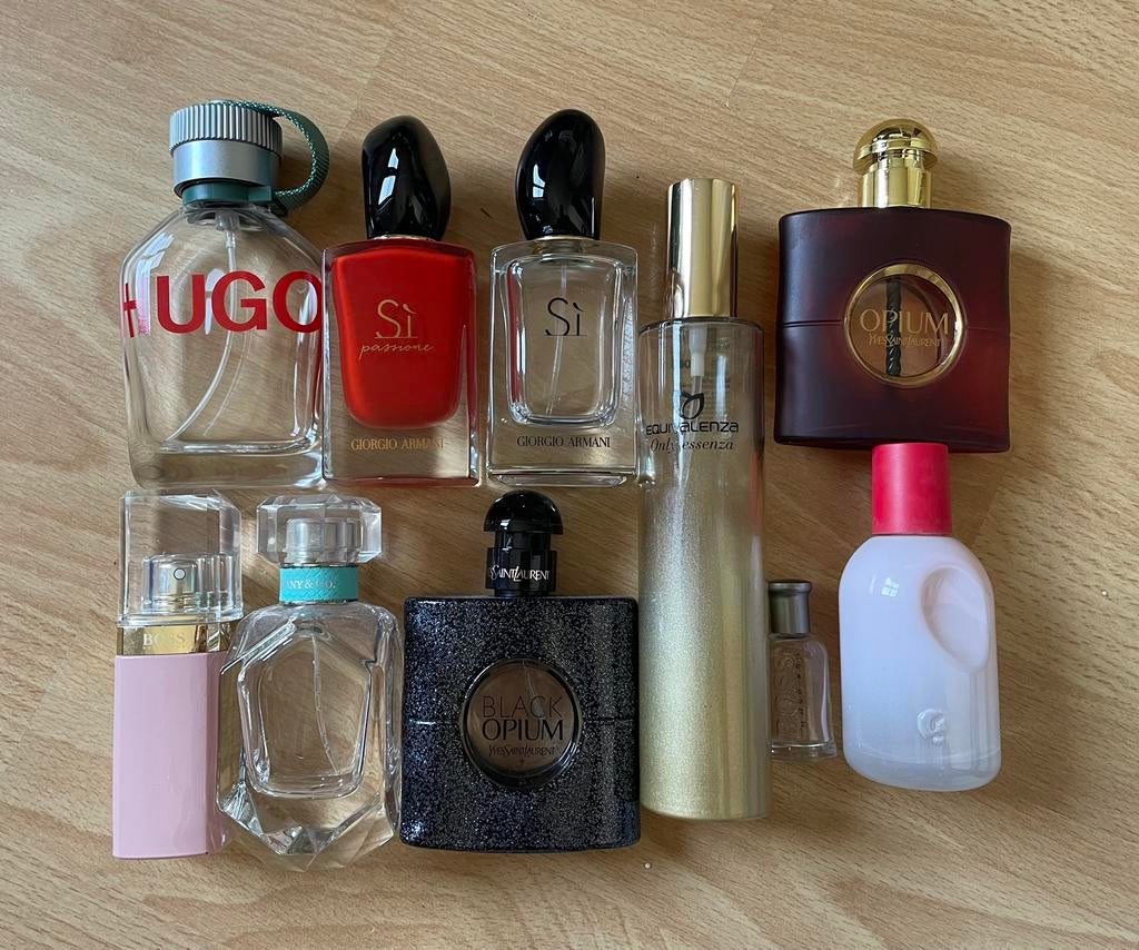 Flacons de parfum vides, Enlèvement ou Envoi, Utilisé
