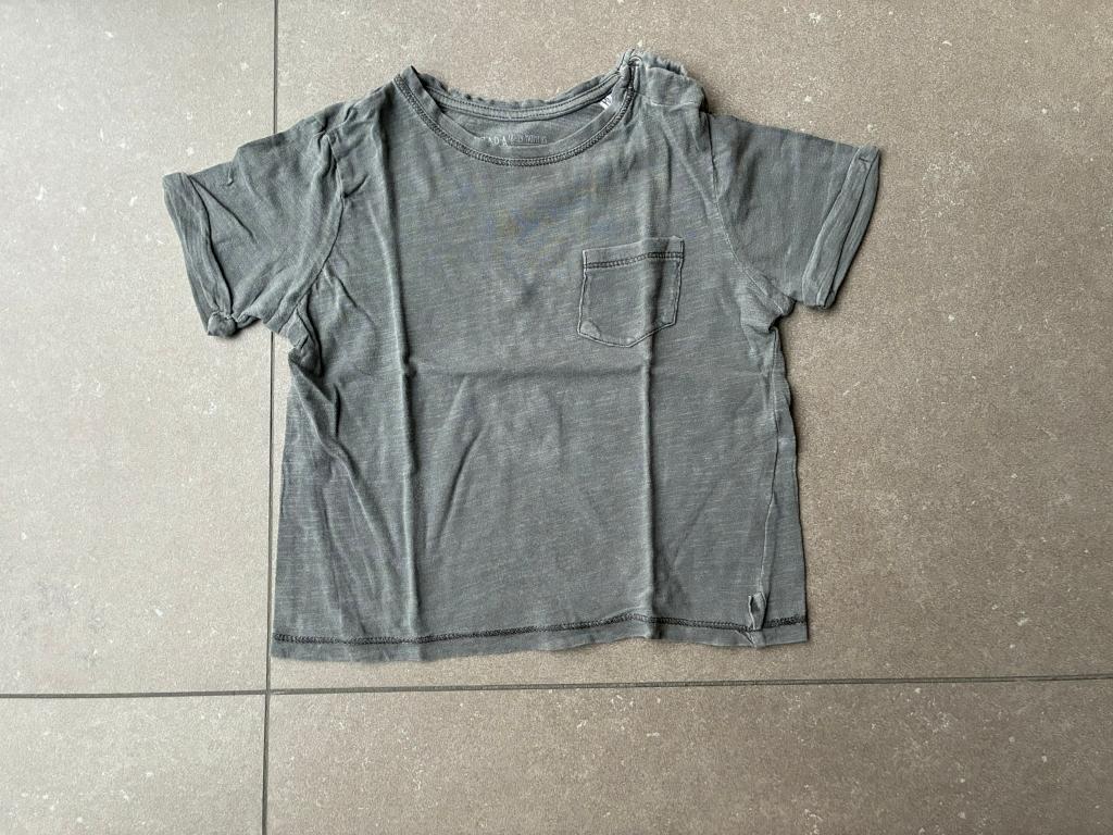 Grijze T-shirt van Zara (Maat 92 / 2 jaar), Enfants & Bébés, Vêtements enfant | Taille 92, Garçon, Enlèvement ou Envoi, Chemise ou À manches longues