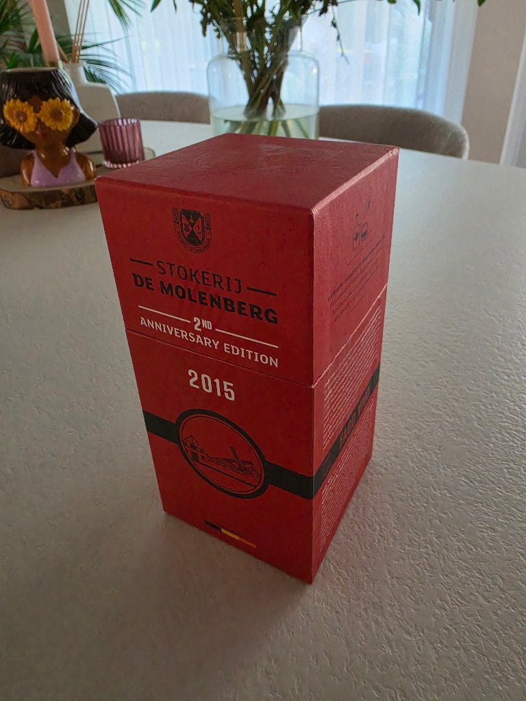 Stokerij De Molenberg 2nd Anniversary edition 2015 whisky, Verzamelen, Overige gebieden, Overige typen, Ophalen of Verzenden, Zo goed als nieuw