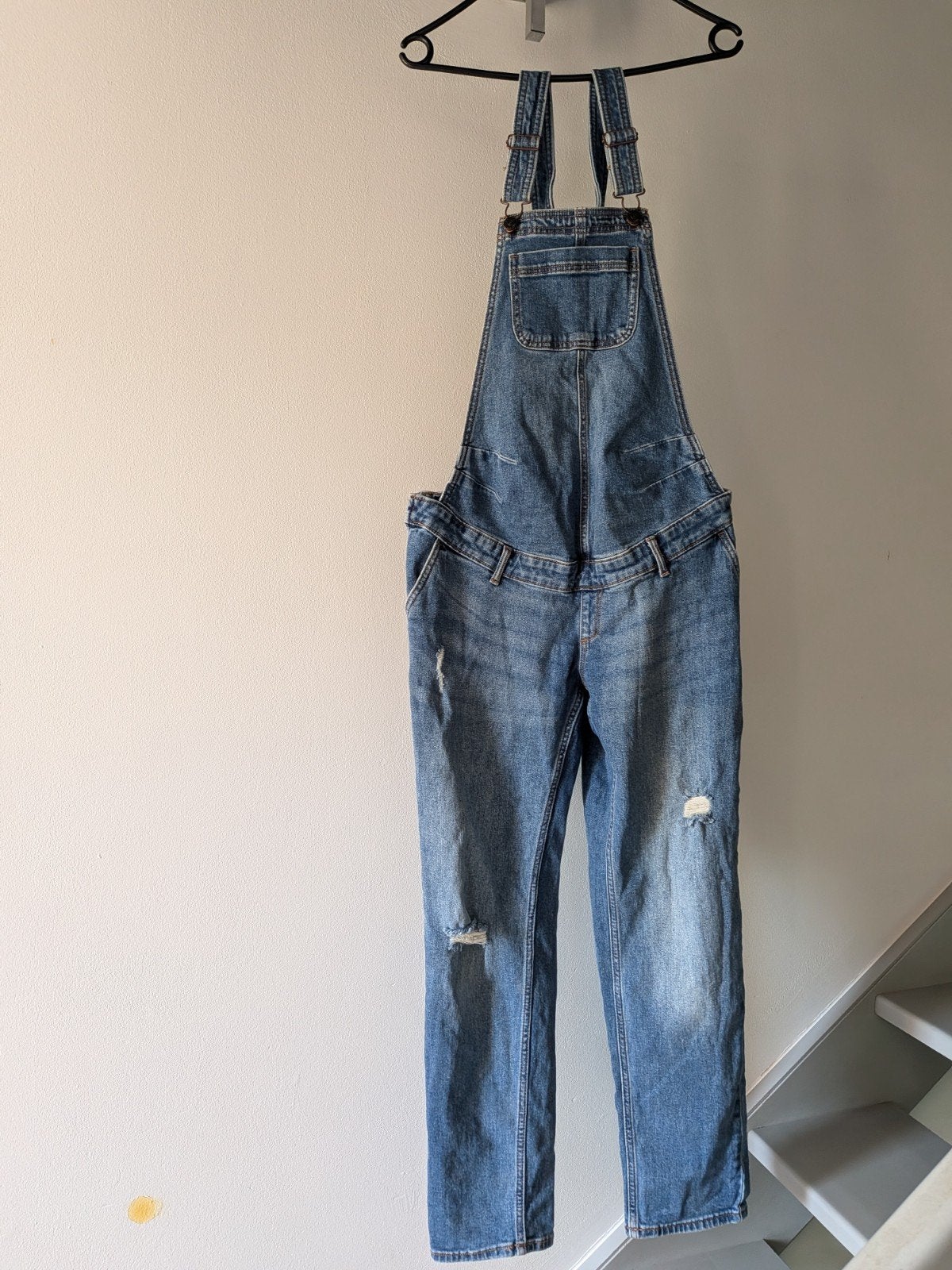 Salopette maternité jean en coton taille 40