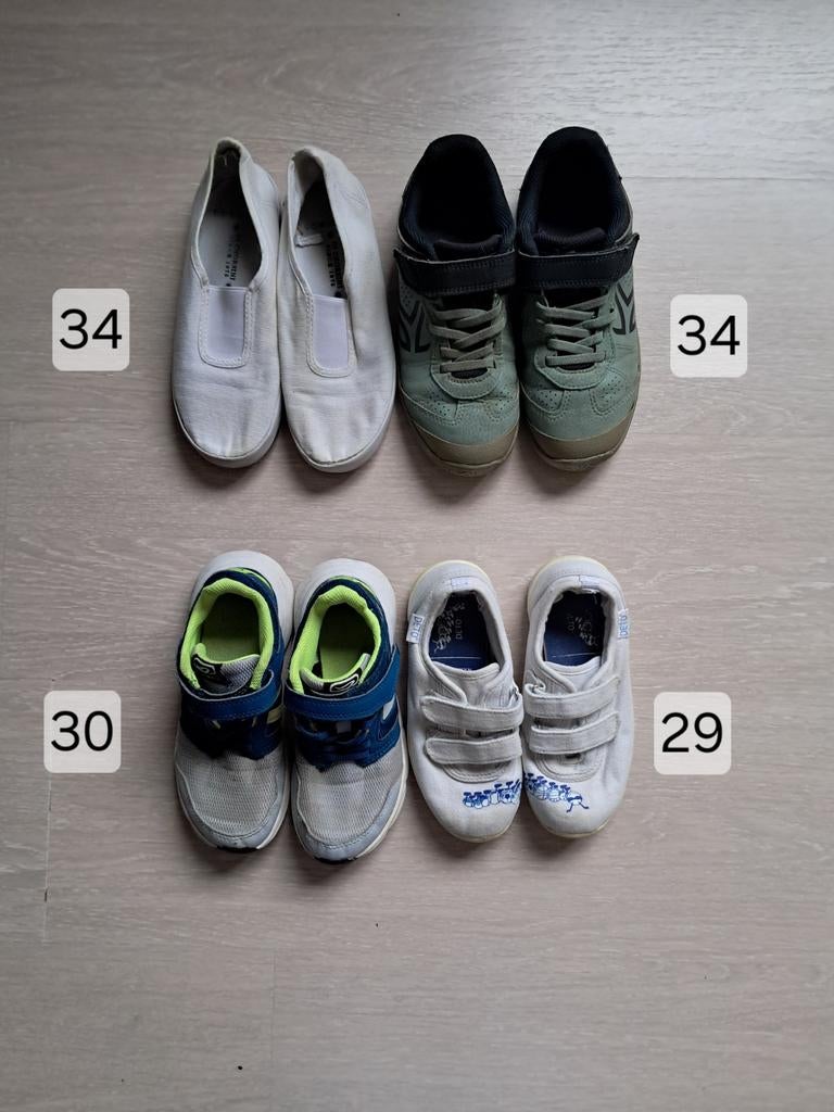 Kindersportschoenen/turnpantoffels, Ophalen