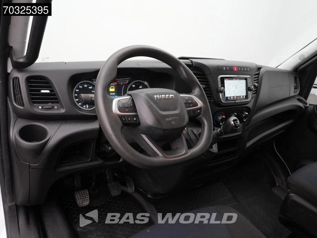Iveco Daily 35C16 3.0L Dubbel Cabine Kipper met Kist 3,5t Tr, Auto's, Stof, Gebruikt, Euro 6, 4 cilinders
