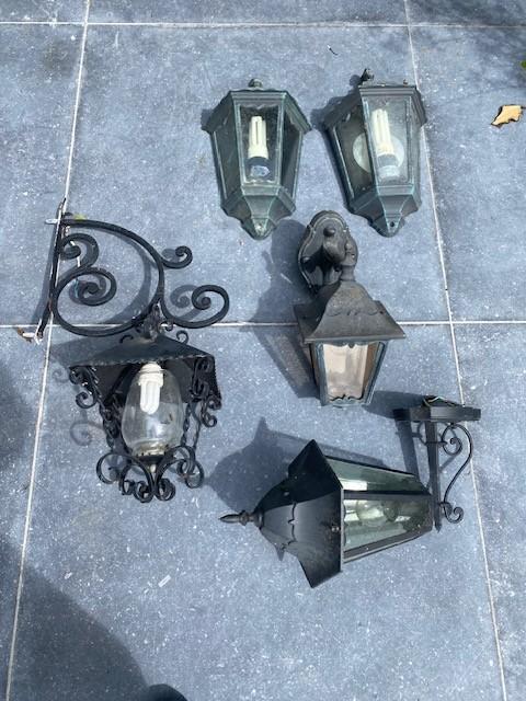 Set van 5 lantaarns voor buiten, Ophalen, Gebruikt
