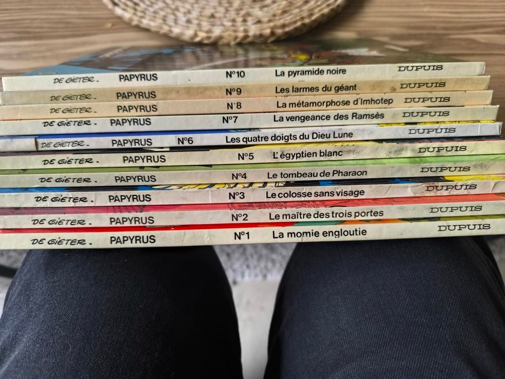 BD Papyrus 1979. Numéros de 1 à 10