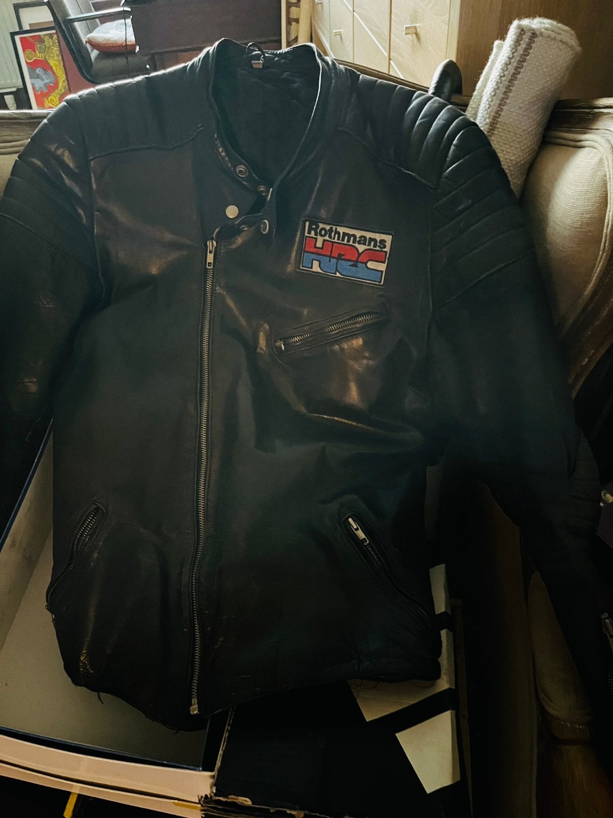 Vintage Richa motorjas, Motoren, Ophalen of Verzenden, Tweedehands, Jas | leer