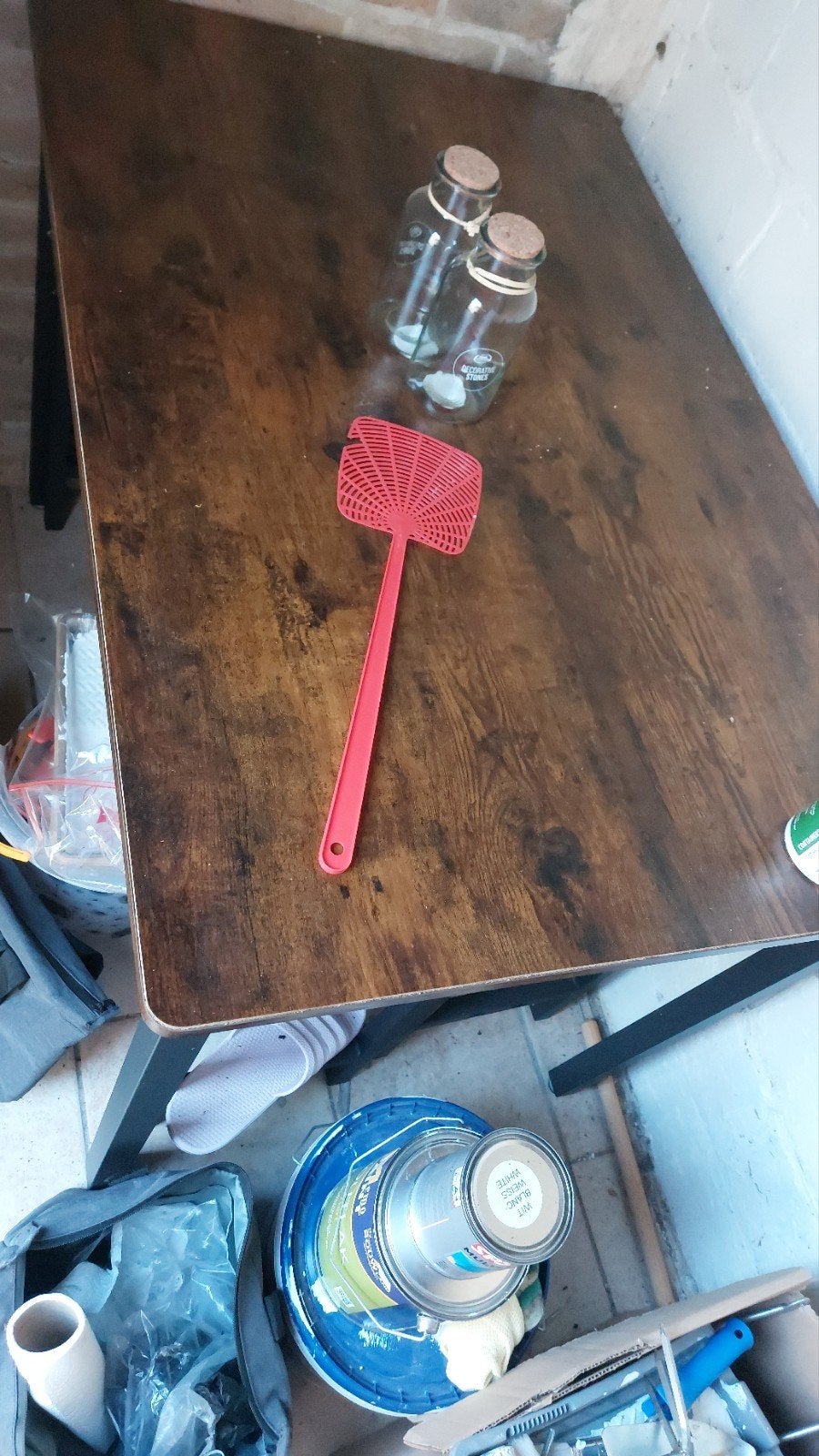 Tafel en stolen, Ophalen