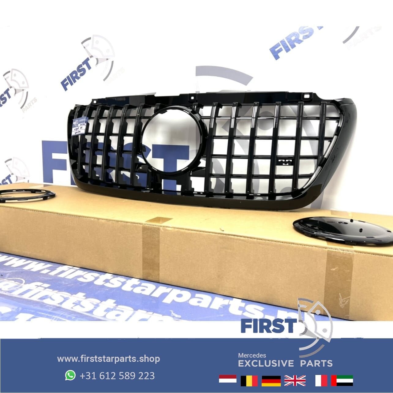 W907 AMG PANAMERICANA GT VOORBUMPER GRIL Mercedes SPRINTER 9, Gebruikt, -, Ophalen of Verzenden, -