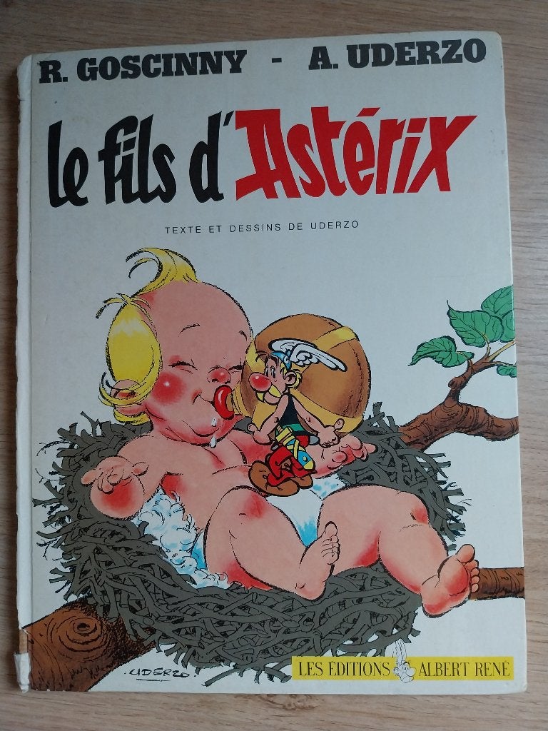 lot van 3 Franstalige strips Asterix eerste druk, Boeken, Meerdere stripboeken, Ophalen of Verzenden, Gelezen, Goscinny - Uderzo