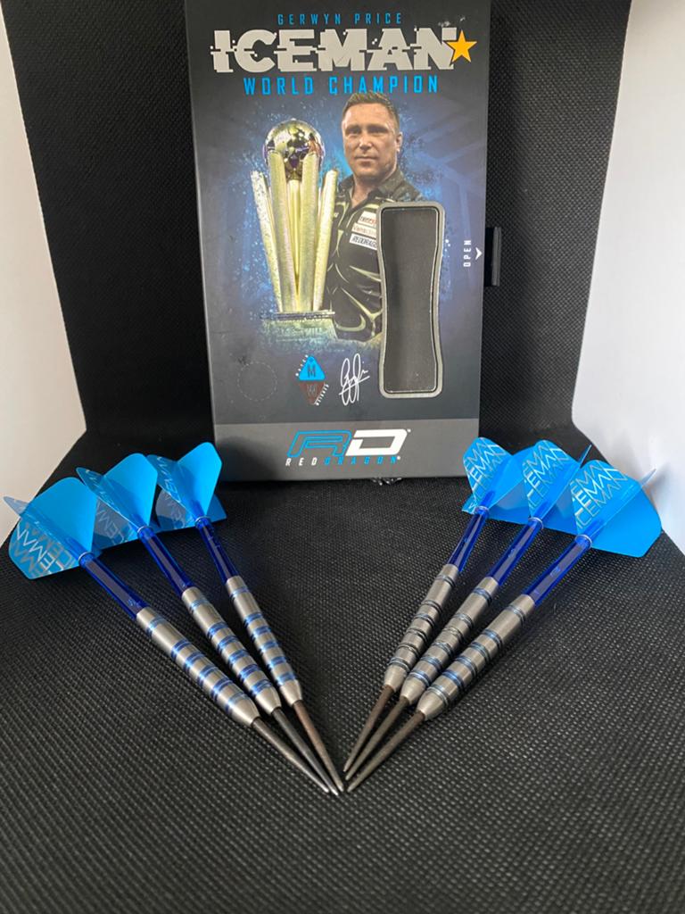2 sets reddragon Gerwyn Price Challenger 23g, Verzenden, Gebruikt, Pijlen