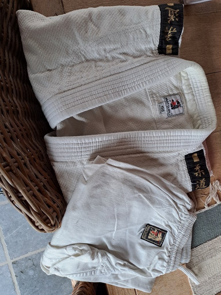 Judopak Matsuru maat 150, Sport en Fitness, Ophalen, Gebruikt, Maat XS of kleiner, Judo