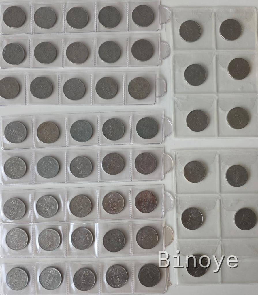 België — Volledig lot 515 francs Cérès (TTB naar SUP), Ophalen of Verzenden