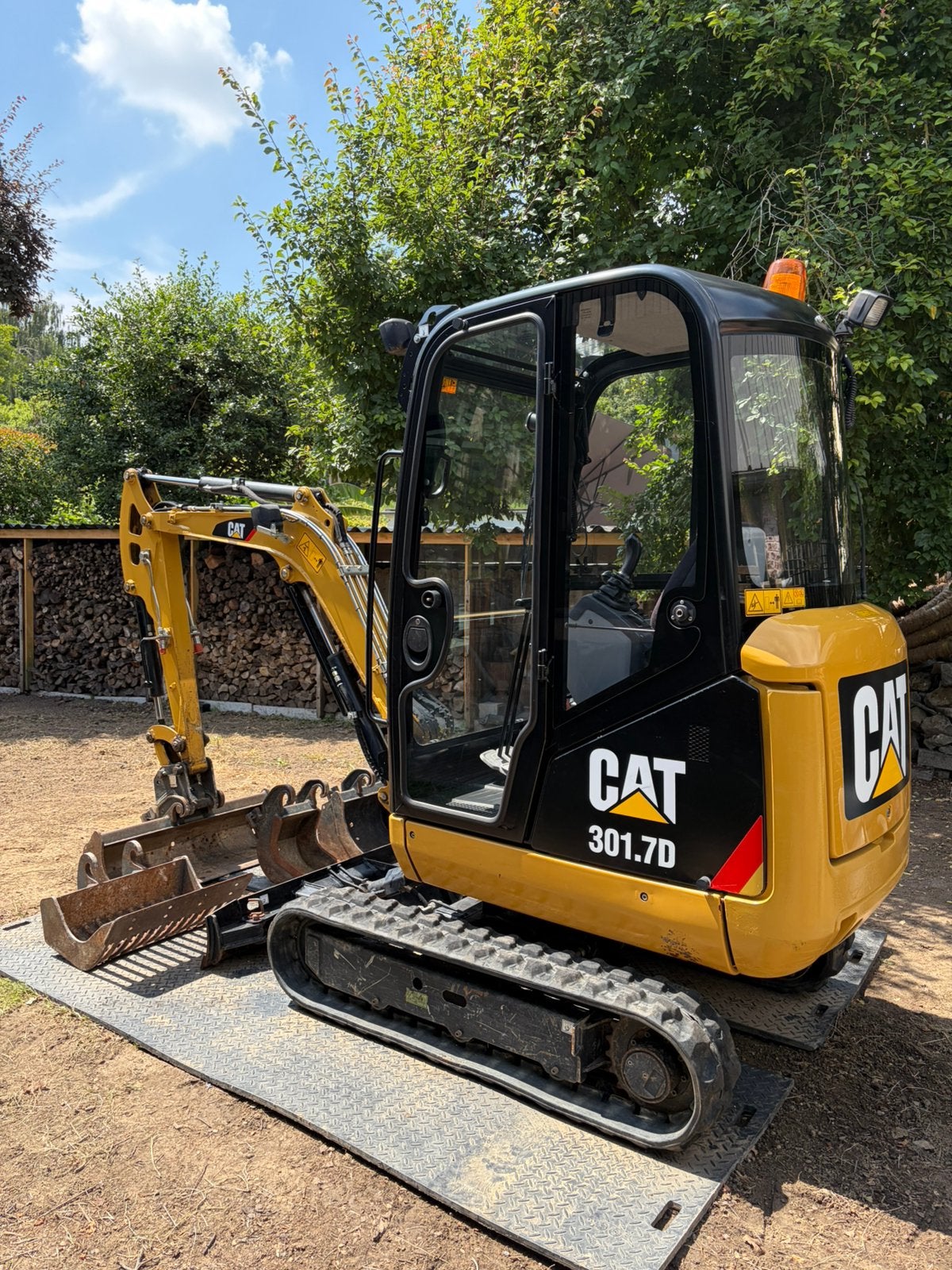Caterpillar minigraafmachine met slechts 450 uur werk!, Ophalen, Graafmachine
