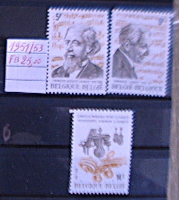 België 1951/53 **/mnh, Verzenden, Postfris, Postfris, Overig