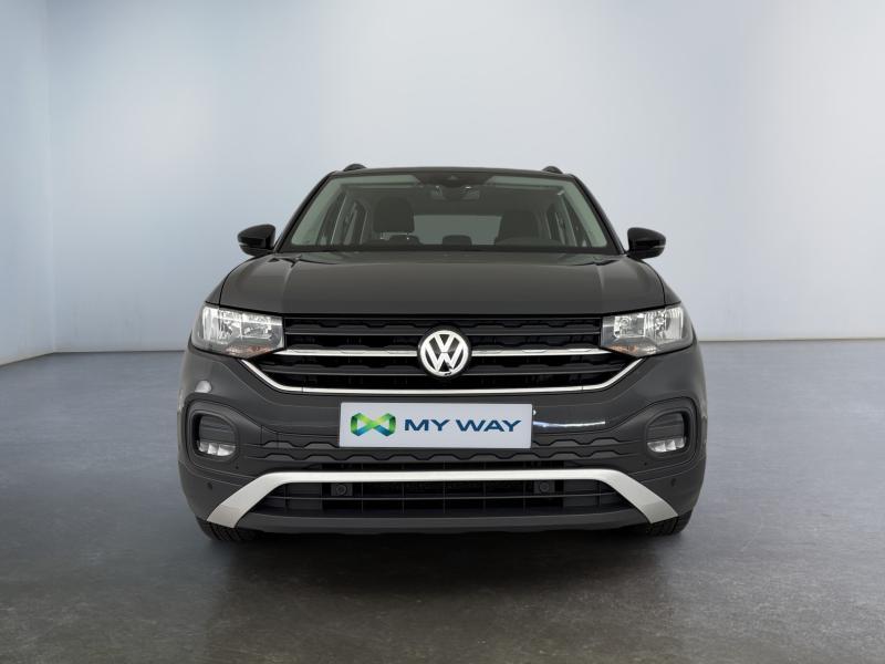 Volkswagen T-Cross 1.0 TSi 95 CV Carplay*Capteurs Av/Ar*Clim, Autos, Argent ou Gris, Euro 6, Entreprise, 110 g/km