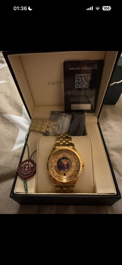Horloge Jacob Zech, Handtassen en Accessoires, Horloges | Heren, Ophalen, Nieuw