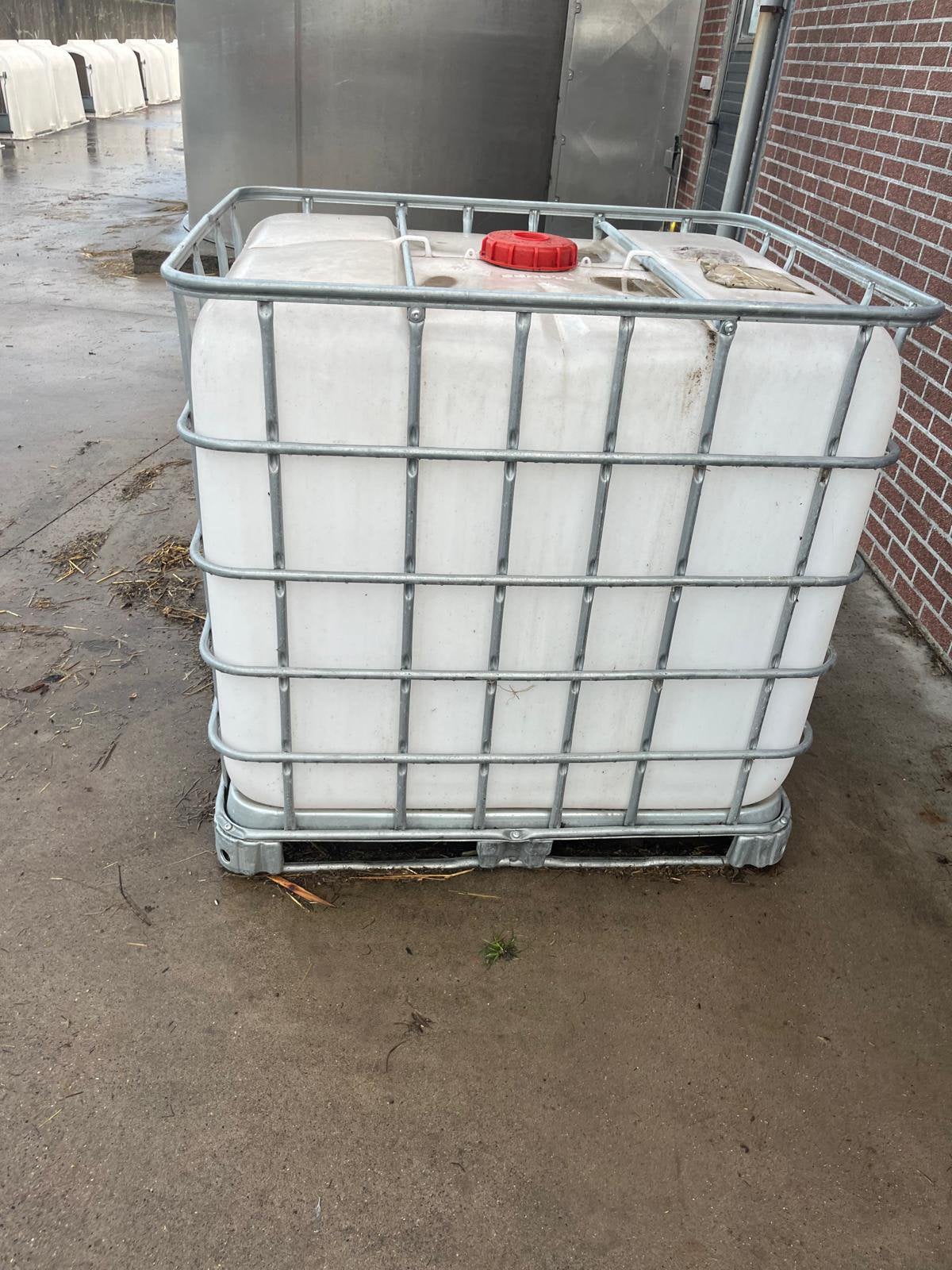 Ton 1000 liter, Ophalen, Zo goed als nieuw