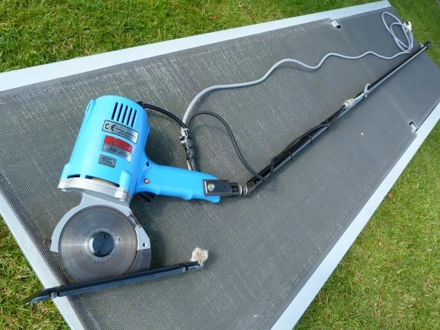 Soprena indistrële stoffen snijmachine + telescopische steel, Hobby en Vrije tijd, Stoffen en Lappen, Gebruikt, Ophalen