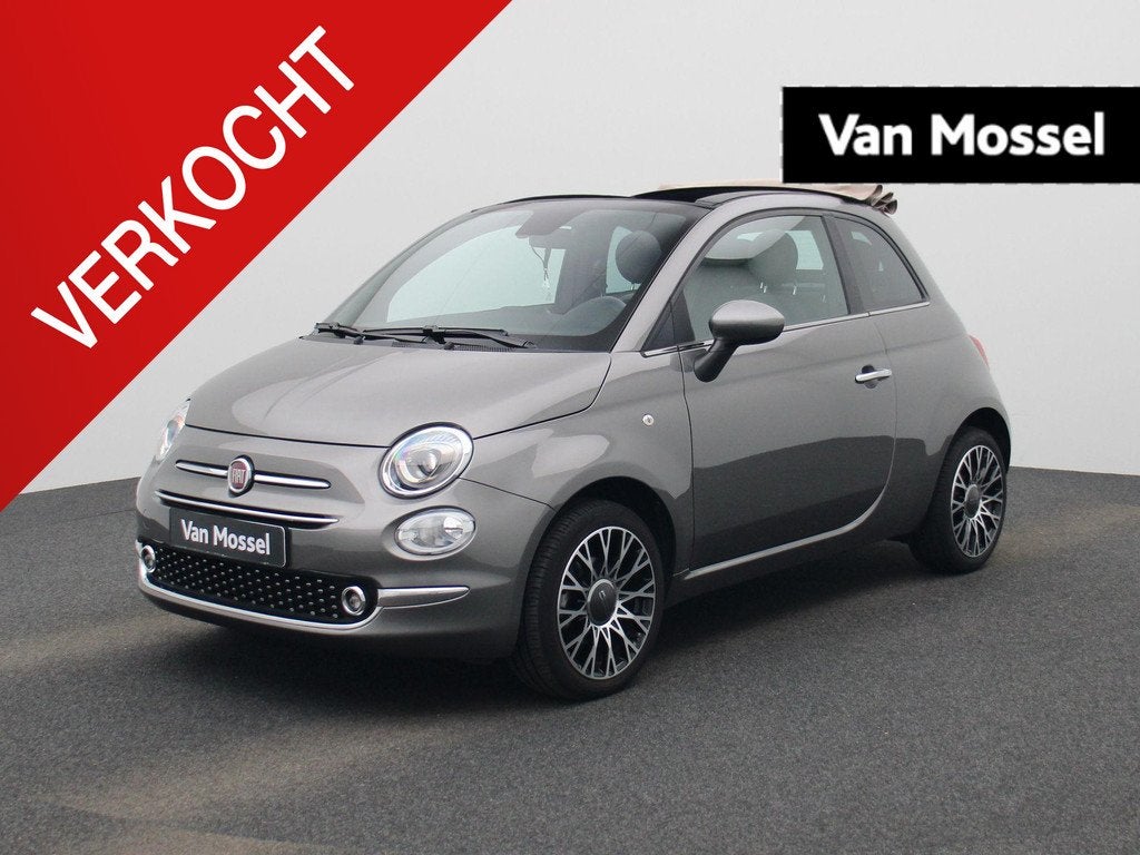 Fiat 500C 1.0 Hybrid 70 Dolcevita CABRIO | NAVI, Auto's, Voorwielaandrijving, Stof, Cabriolet, Bedrijf
