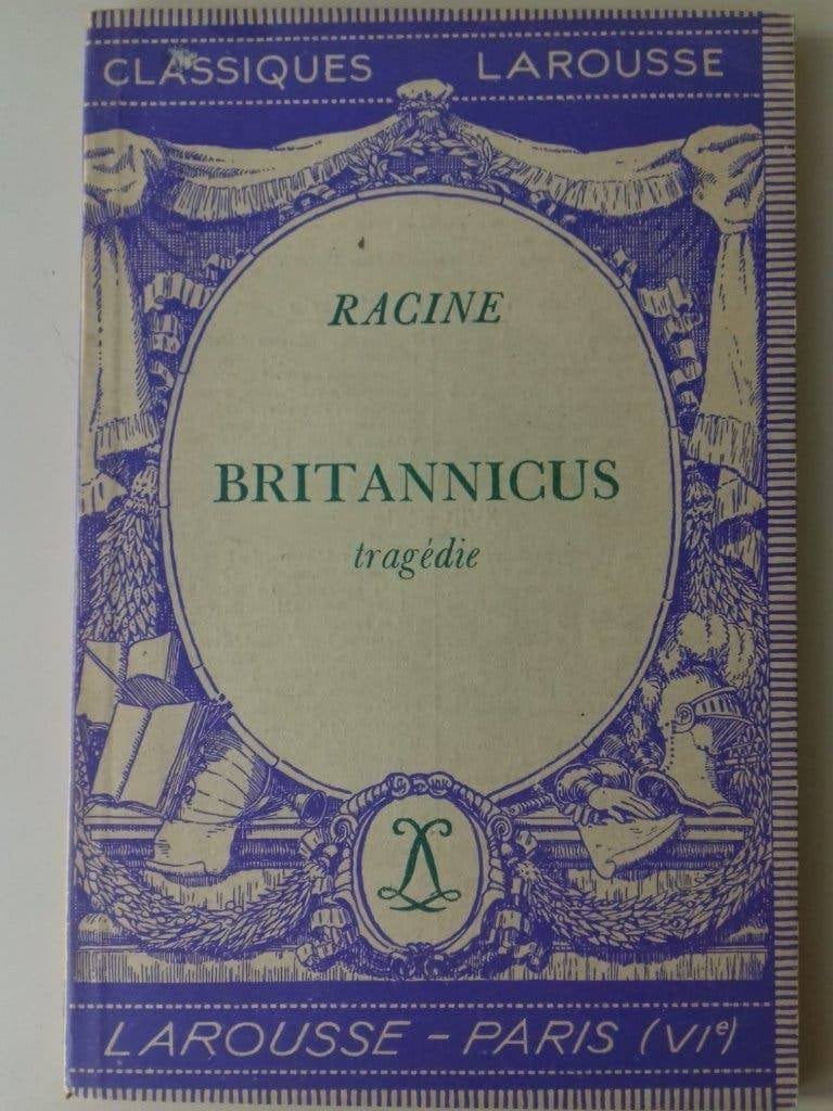 4. Racine Britannicus tragédie Classiques Larousse 1942, Jean Baptiste Racine, Utilisé, Europe autre, Envoi