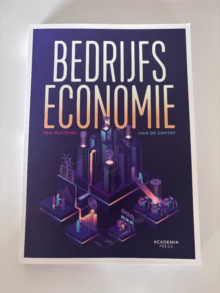 Boek Bedrijfseconomie, Boeken, Schoolboeken, ASO, Ivan De Cnuydt, Ophalen of Verzenden, Zo goed als nieuw