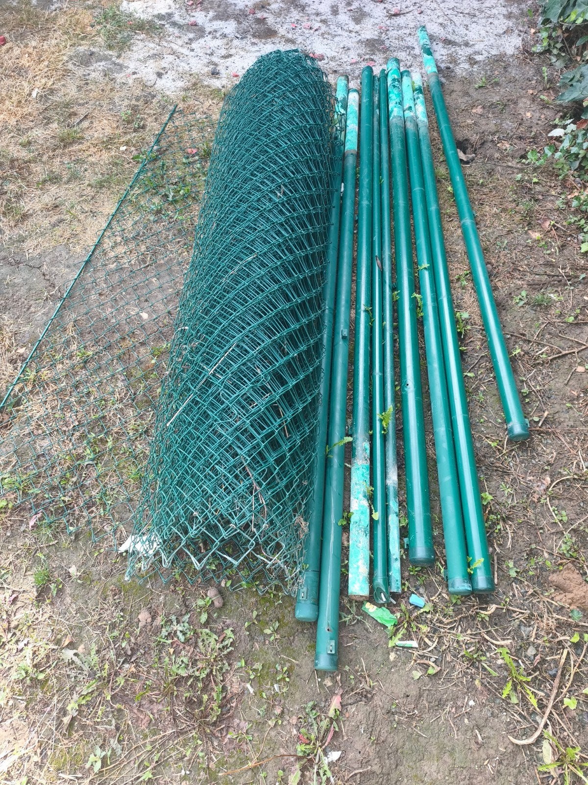 tuindraad + palen, Ophalen, Draad
