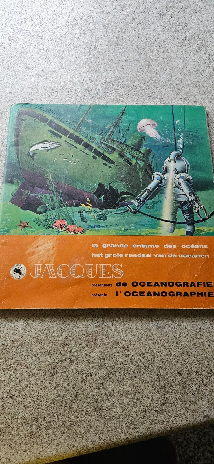 Vintage verzamelalbum oceanografie, Ophalen, Plaatjesalbum