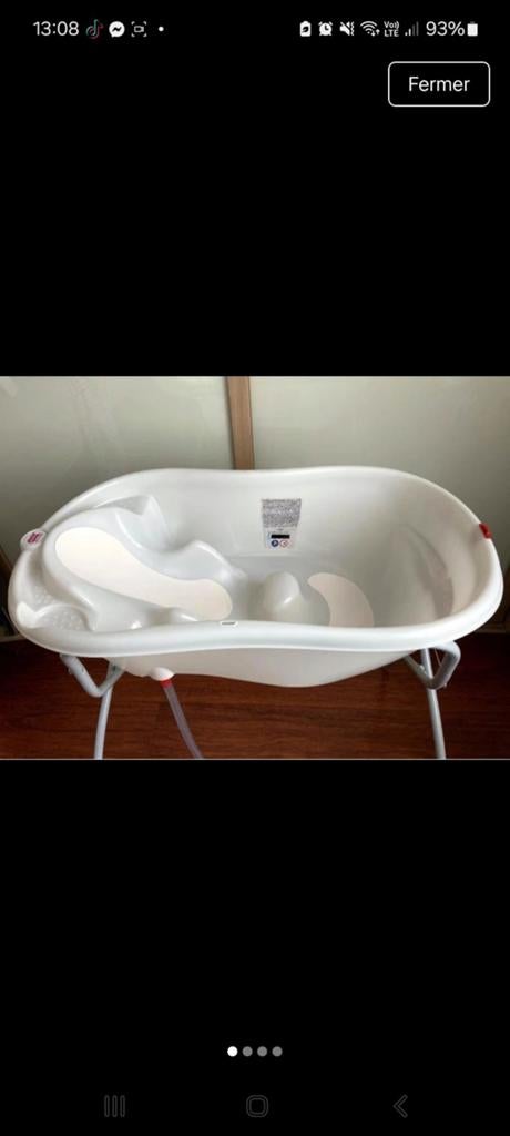 Baignoire bébé ok baby, Enlèvement, Utilisé, Avec baignoire