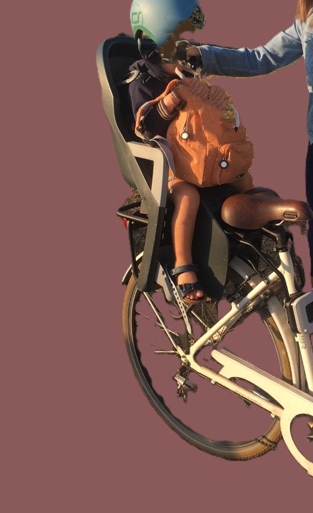 fietsstoel, Fietsen en Brommers, Ophalen, Achterzitje, 9 t/m 18 kg, Gebruikt