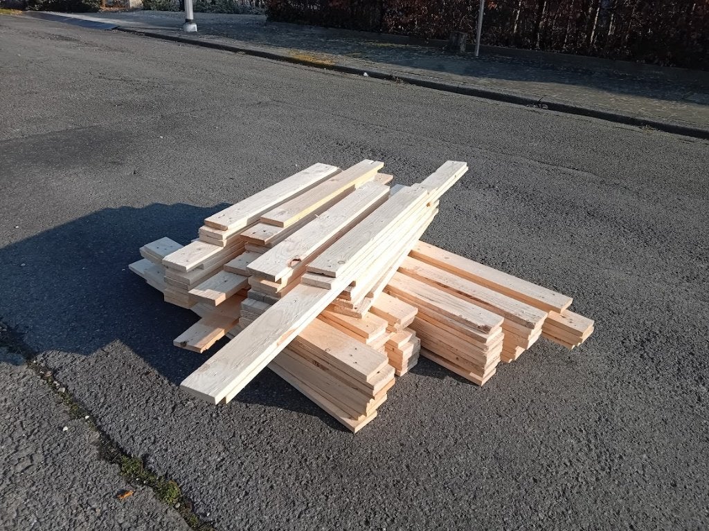 Planches de palettes., Jardin & Terrasse, Enlèvement, Comme neuf