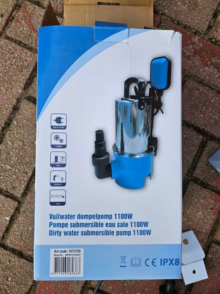 Waterpompen dompelpomp nieuwe in Houthalen 20.000 l/uur, Ophalen, Dompelpomp