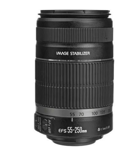 Canon 55 250, Enlèvement ou Envoi, Comme neuf, Téléobjectif, Zoom