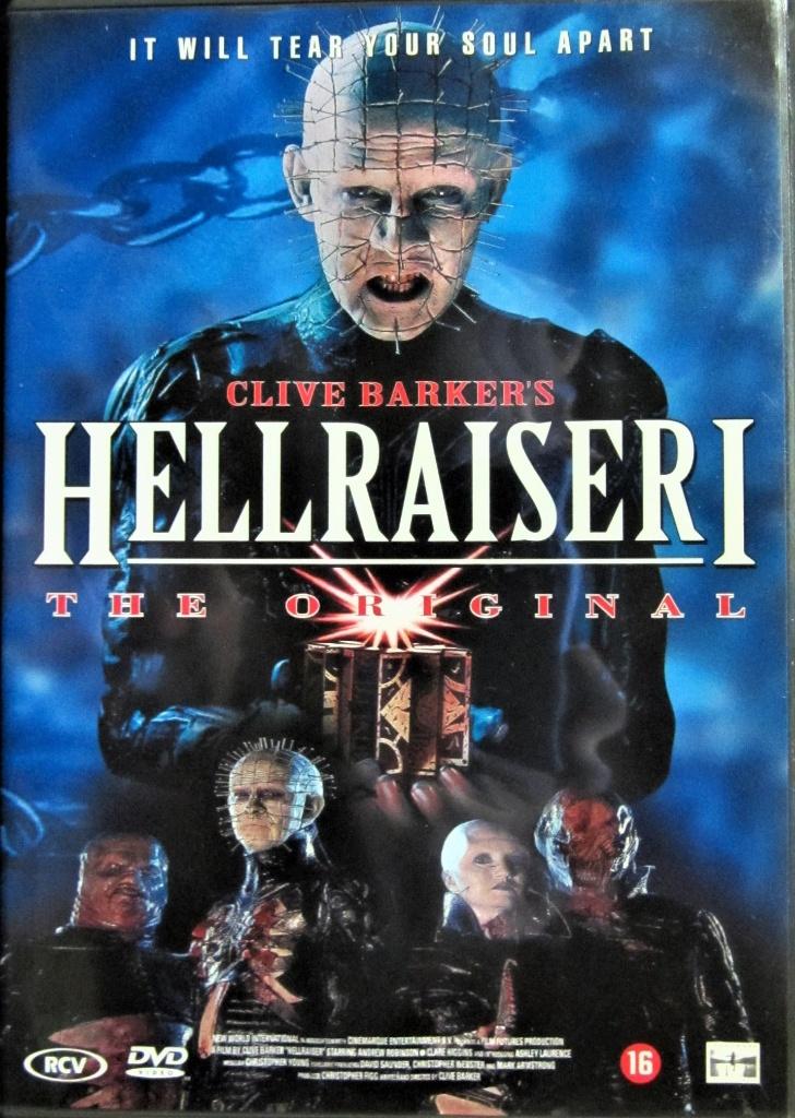 DVD HORROR- HELLRAISER I, Cd's en Dvd's, Dvd's | Horror, Zo goed als nieuw, Overige genres, Alle leeftijden, Ophalen of Verzenden