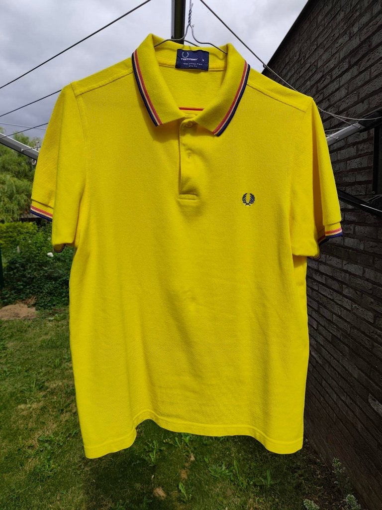 Polo Fred Perry M Slim fit, Comme neuf, Fred perry, Taille 48/50 (M), Jaune