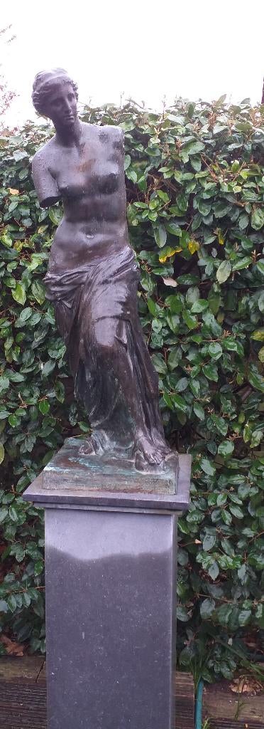 bronzen beeld - venus van Milo, Ophalen, 50 - 100 cm, Brons, Beeld