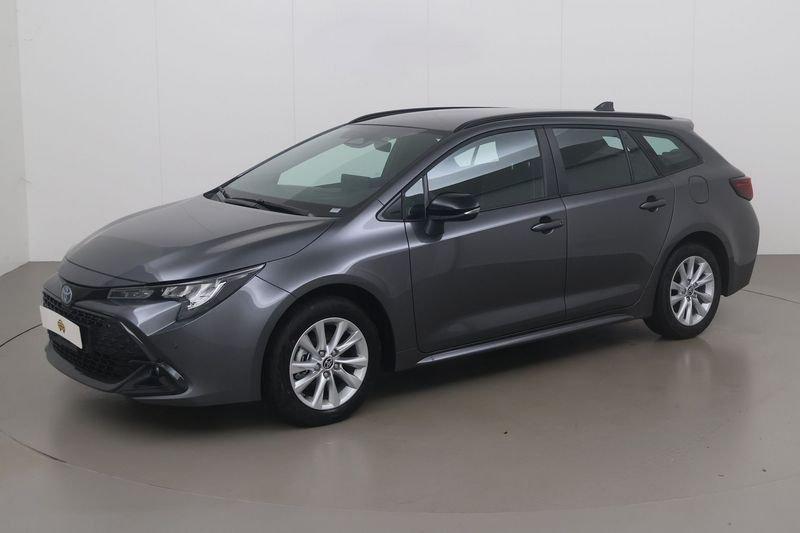 Toyota Corolla SW Hybrid (HEV) 1.8 dynamic e-cvt gpf 140 AT, Auto's, Toyota, Automaat, Gebruikt, Zwart, 4 cilinders