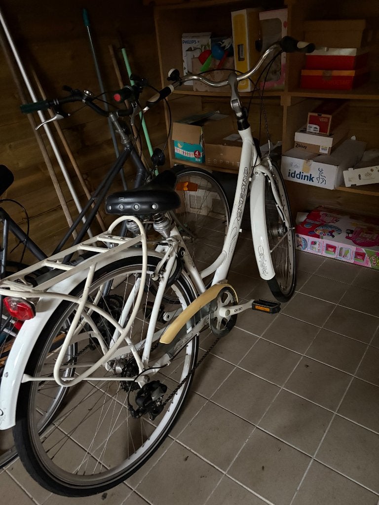 Damesfiets, Gebruikt, 47 tot 50 cm, Versnellingen, Schijfrem