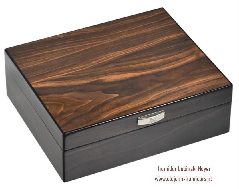 HUMIDOR LUBINSKY NOYER (walnotenhout) –MERK CHACOM  h46, Collections, Envoi, Neuf, Boite à tabac ou Emballage