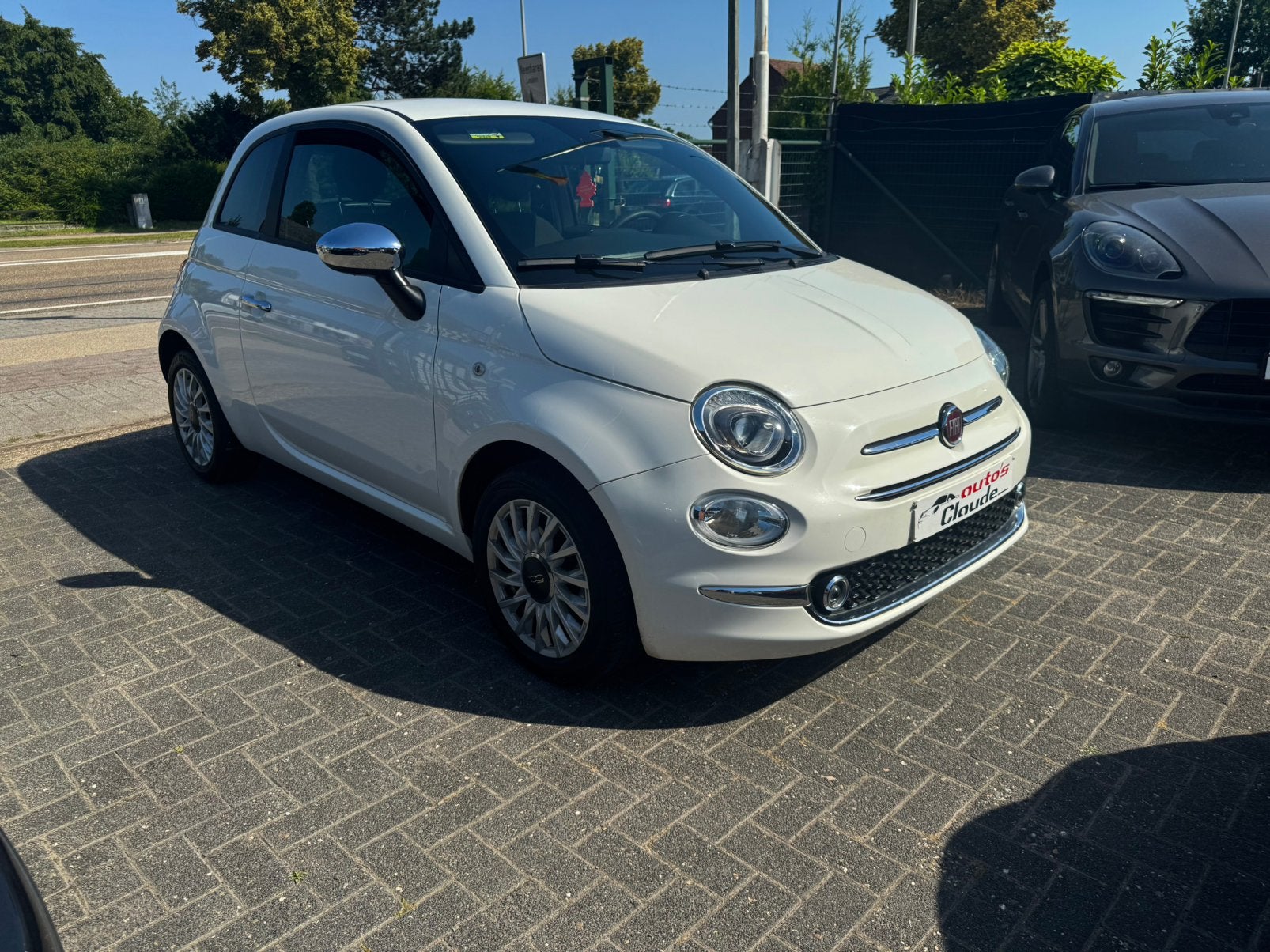 Fiat 500 hybride, Voorwielaandrijving, 4 zetels, Wit, Bedrijf