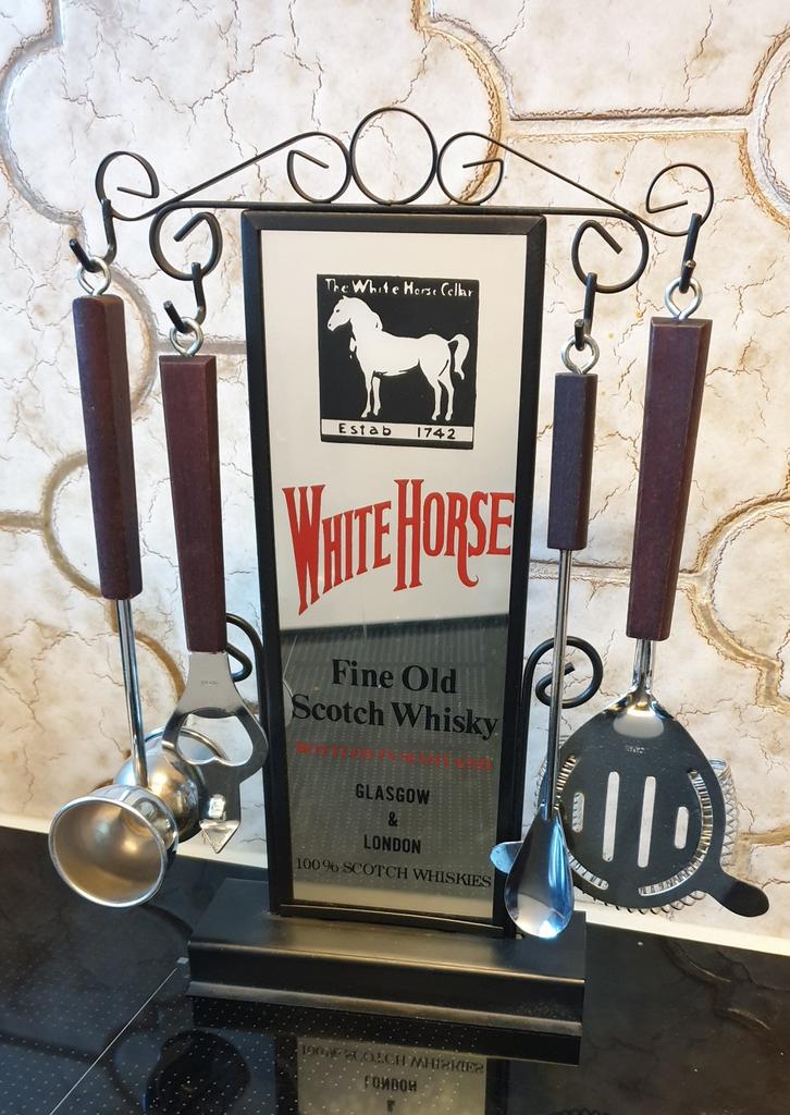 White horse whiskey reclame cocktail set, Verzamelen, Ophalen