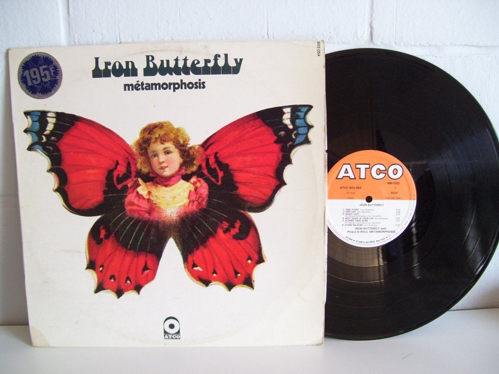 IRON BUTTERFLY  metamorphosis, CD & DVD, Vinyles | Rock, Rock psychédélique, Pressage original, Enlèvement ou Envoi, Utilisé
