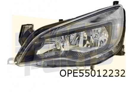 Opel -8/12 koplamp Rechts (zwart) (identiteit AB5) OES! 1329, Auto-onderdelen, -, Verzenden, -, Opel
