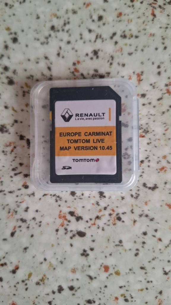 Sd kaart tomtom, Ophalen, Renault