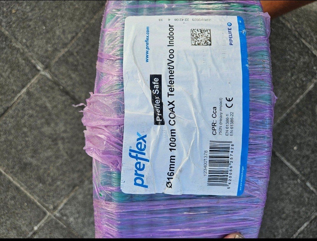 Preflex Safe Coax 100m, Ophalen
