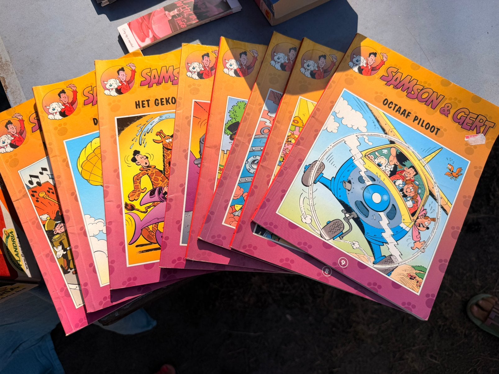 8 Strips Samson en Gert, Meerdere stripboeken, Ophalen of Verzenden, Gelezen