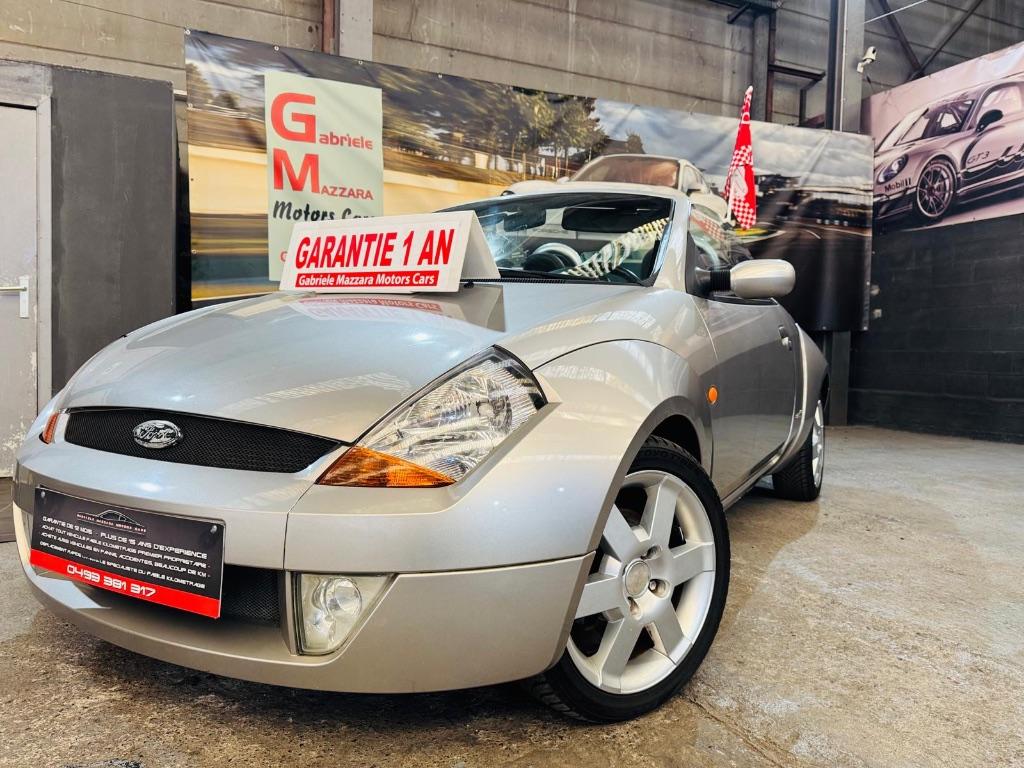 Ford StreetKa 1.6i Cabriolet leer J.A., Auto's, Metaalkleur, Cabriolet, Leder, Bedrijf