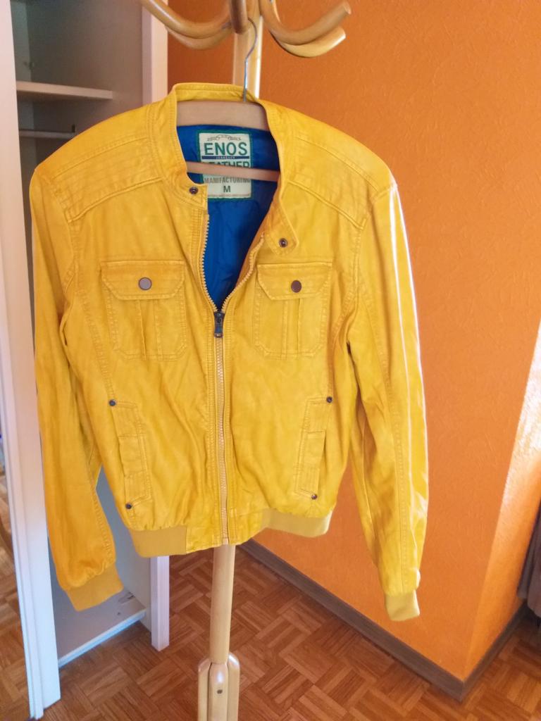 Leren heren vest maat m kleur zie foto, Ophalen, Maat 48/50 (M)